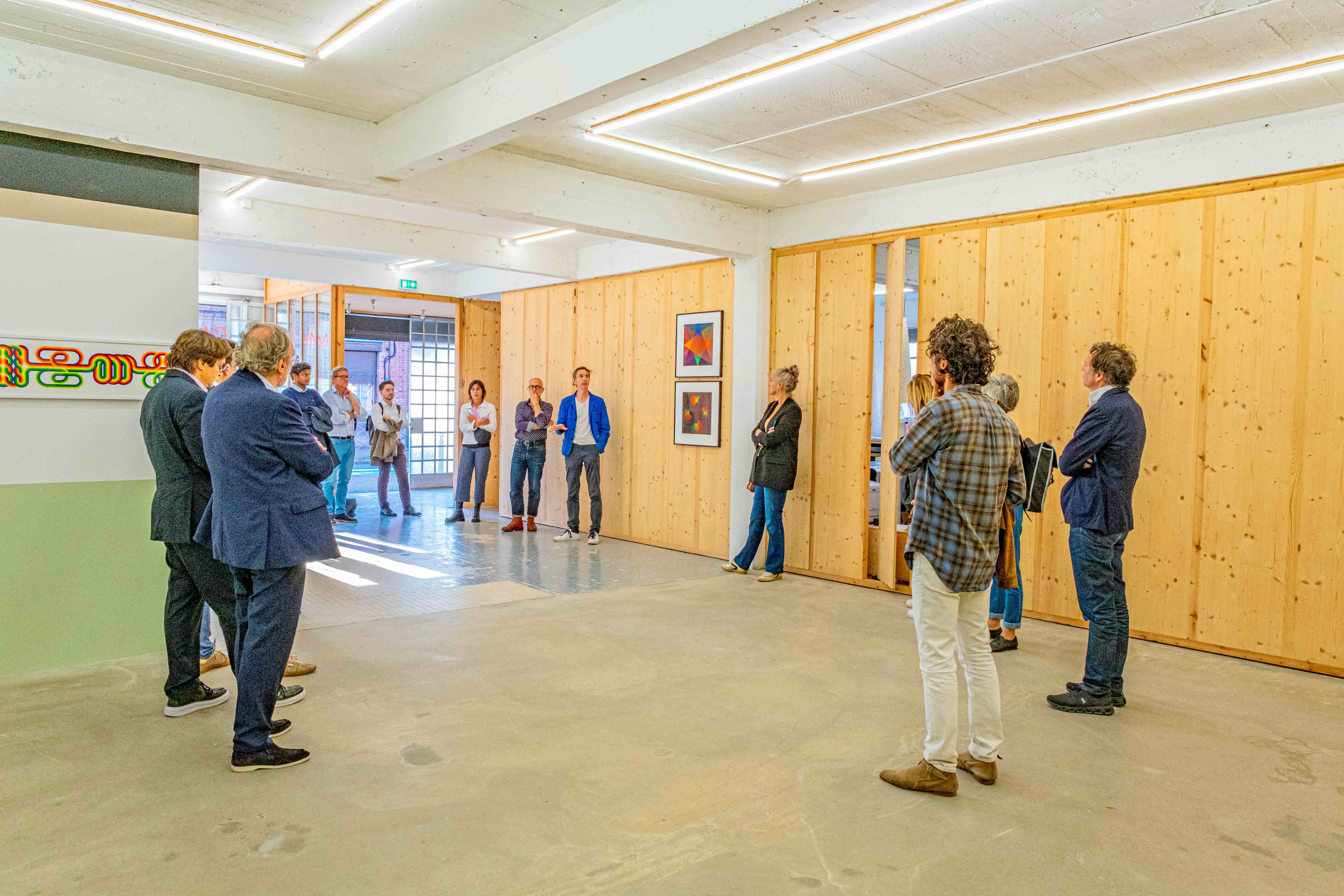 Club 1 immeuble 1 œuvre, Visite de la rentrée à Lille, Septembre 2024 © CLAD - THE FARM