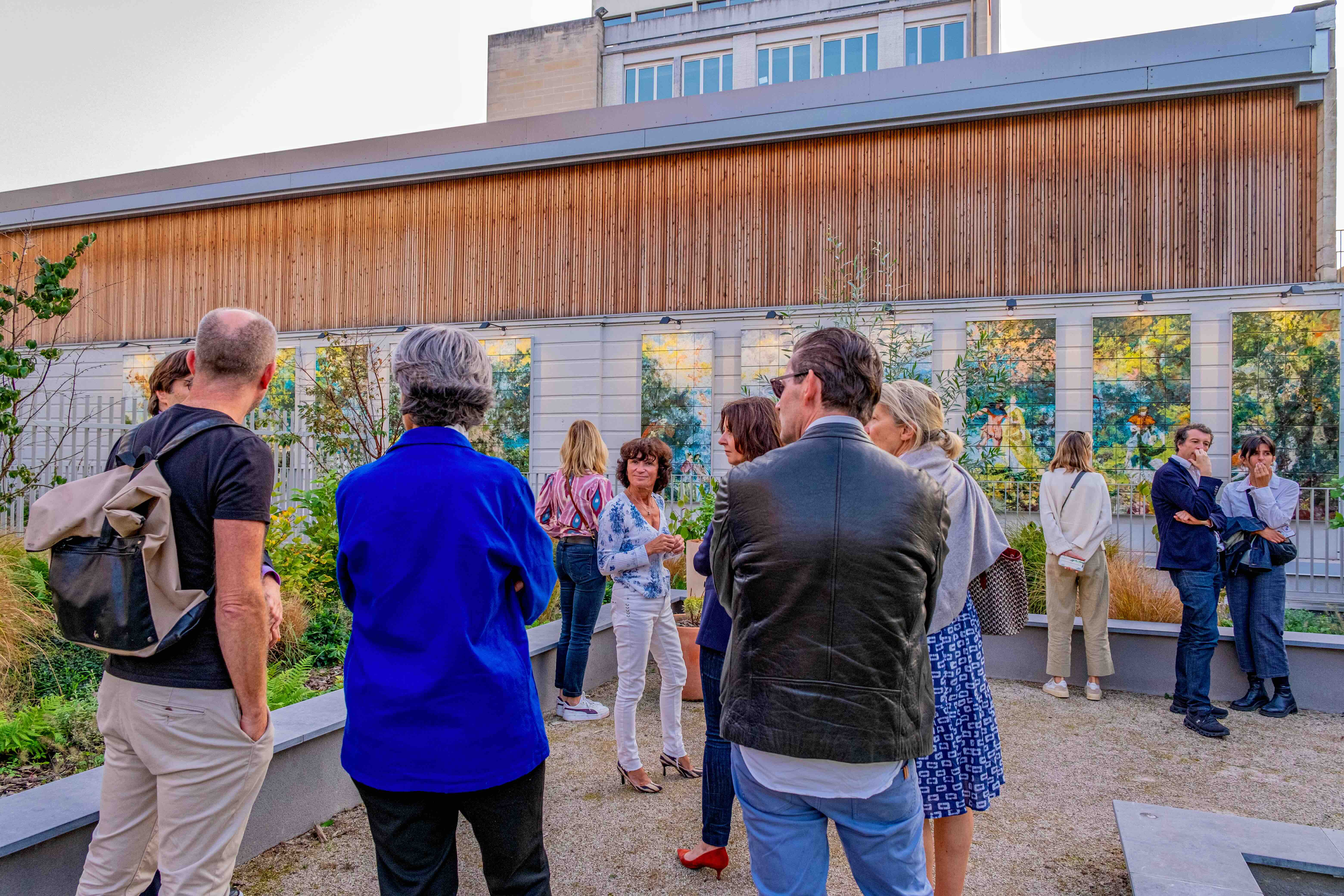 Club 1 immeuble 1 œuvre, Visite de la rentrée à Lille, Septembre 2024 © CLAD - THE FARM