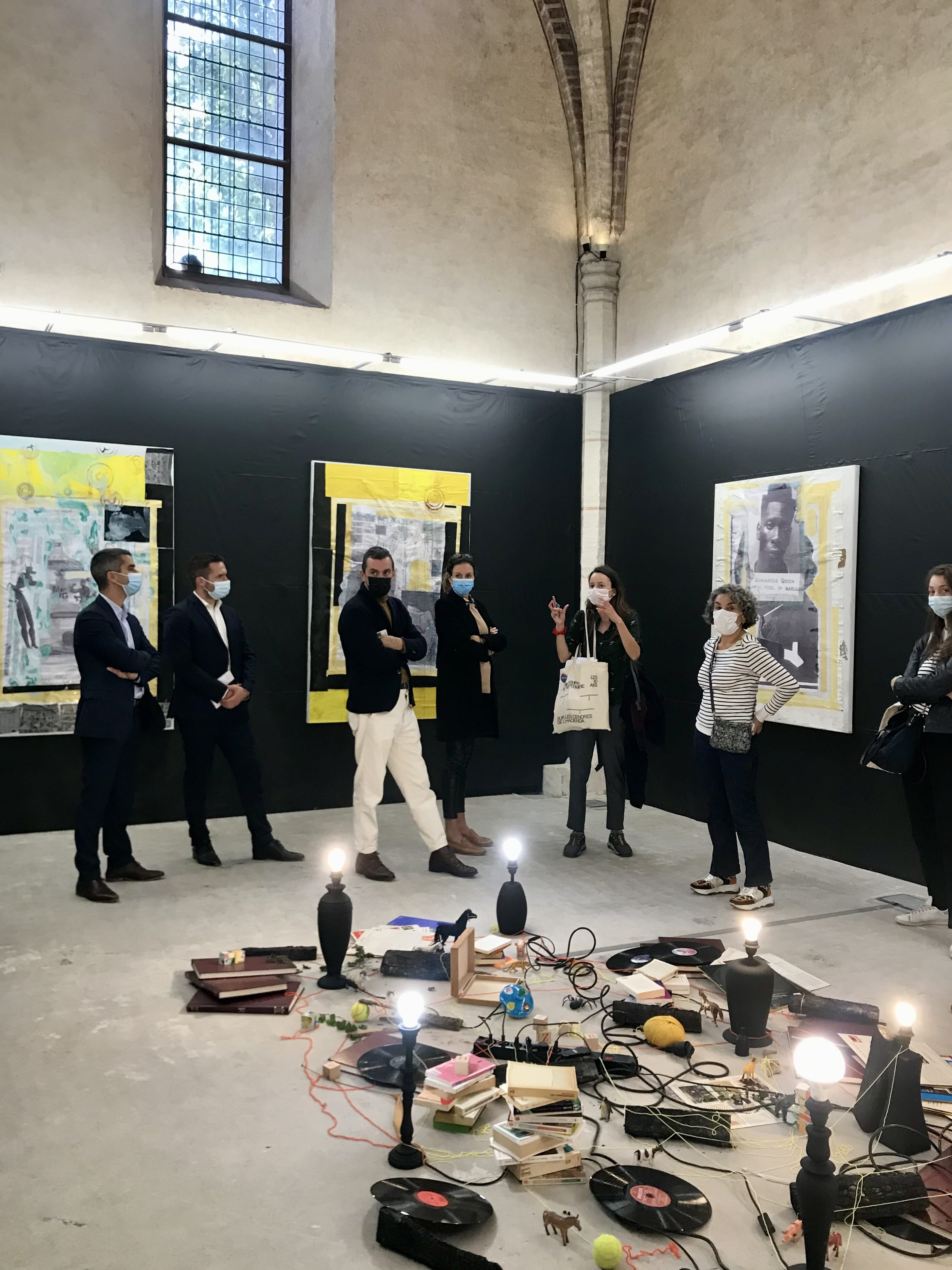Club 1 immeuble 1 œuvre, Visite du Printemps de Septembre, Octobre 2021