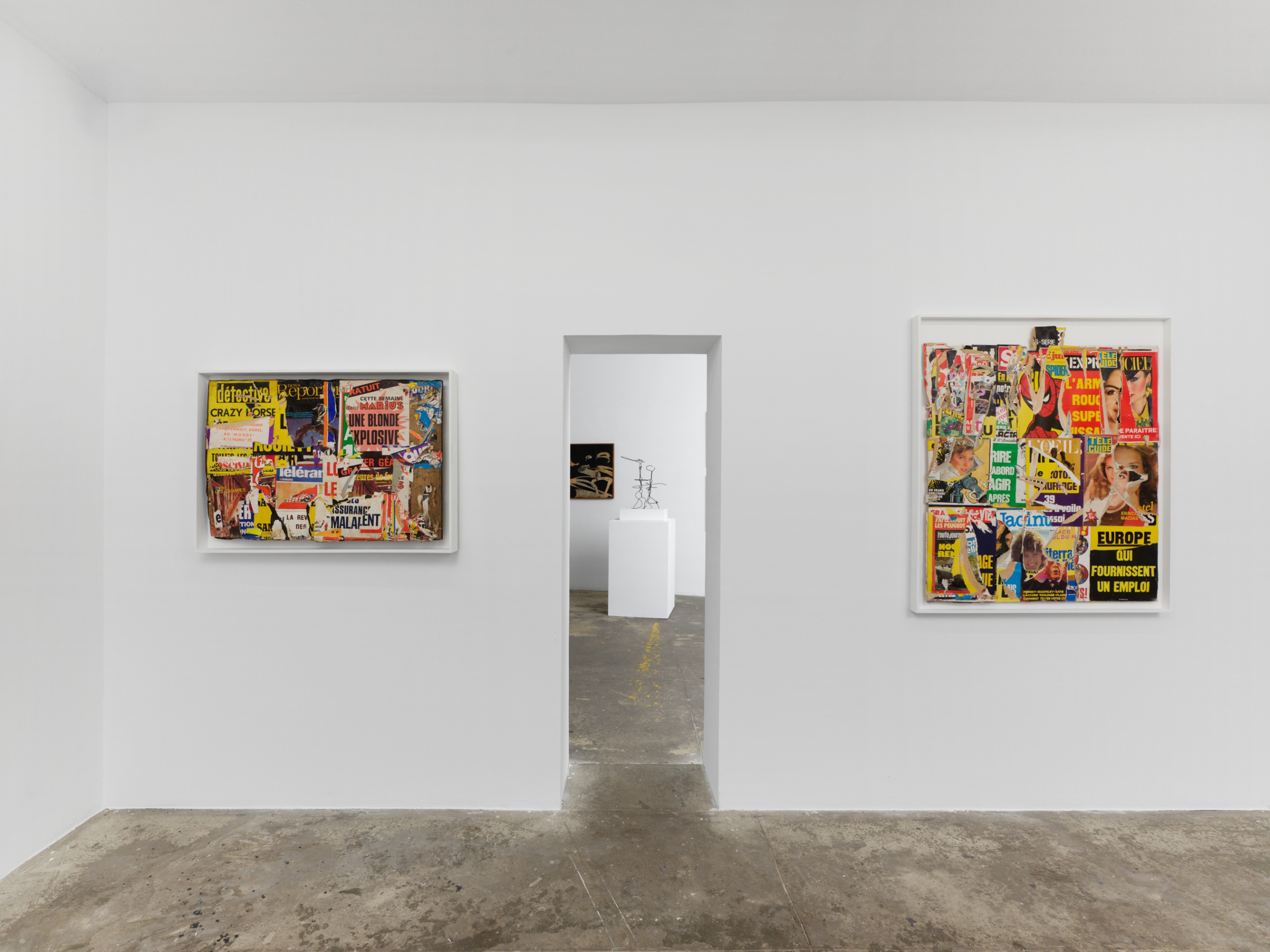 Galerie Vallois, Jacques Villeglé, le flâneur, Septembre 2026 © Aurélien Mole