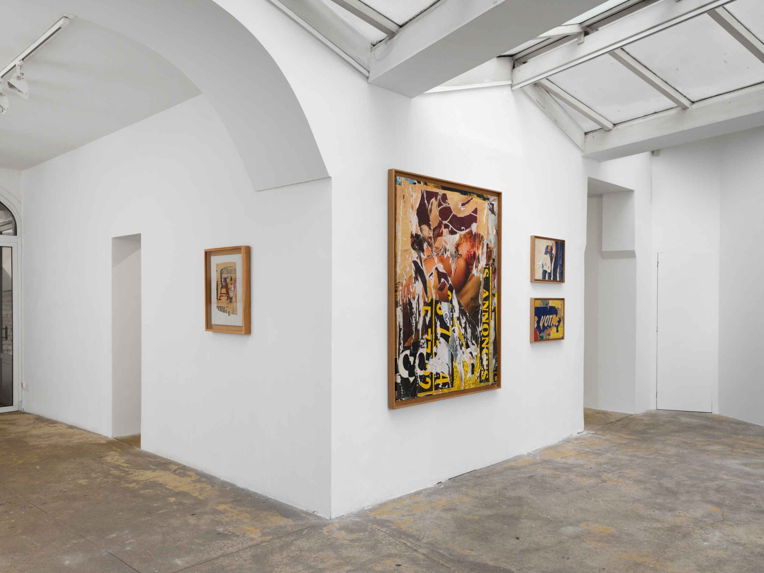 Galerie Vallois, Jacques Villeglé, le flâneur, Septembre 2026 © Aurélien Mole