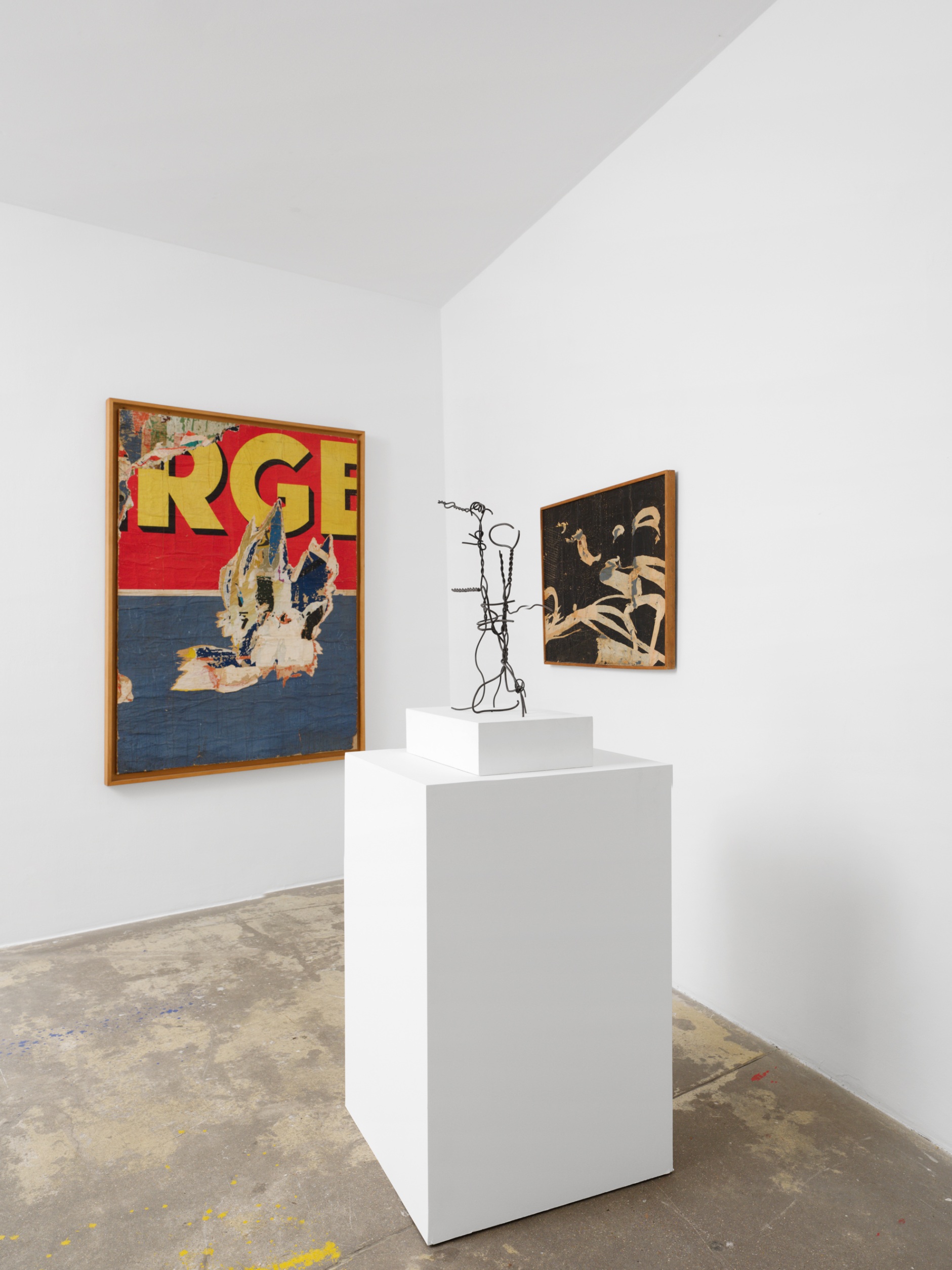 Galerie Vallois, Jacques Villeglé, le flâneur, Septembre 2026 © Aurélien Mole