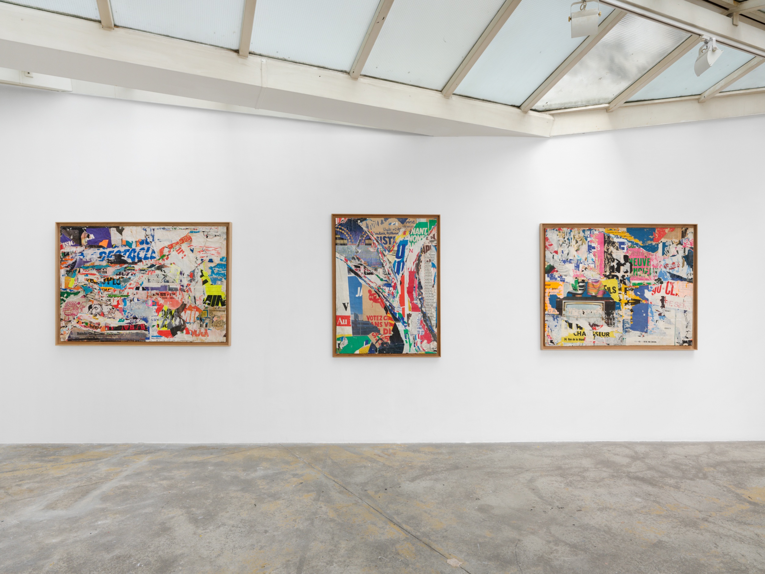 Galerie Vallois, Jacques Villeglé, le flâneur, Septembre 2026 © Aurélien Mole