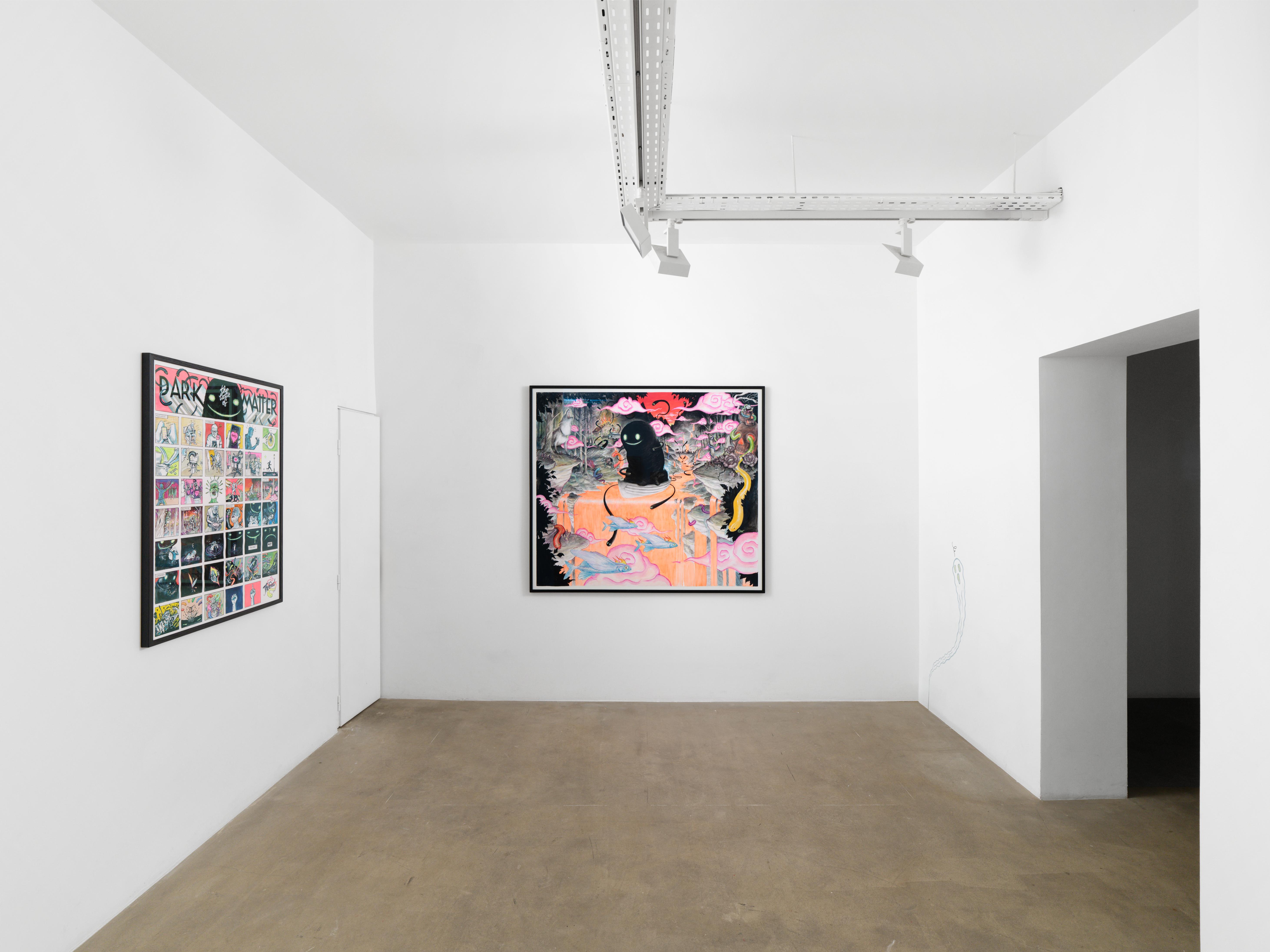 Galerie Vallois, Winshluss, Le goût de la matière noire, Juin 2026 © Aurélien Mole