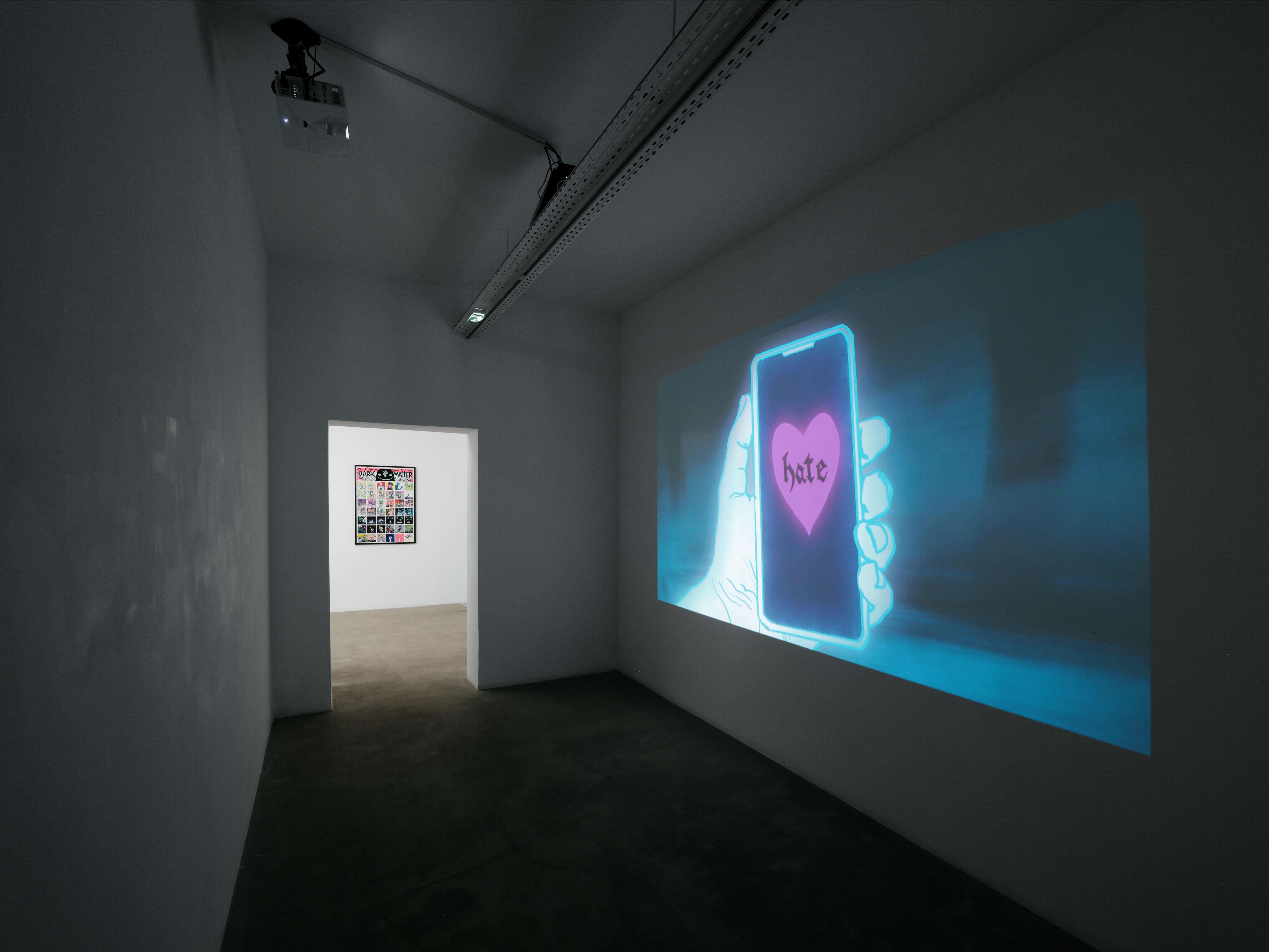 Galerie Vallois, Winshluss, Le goût de la matière noire, Juin 2026 © Aurélien Mole