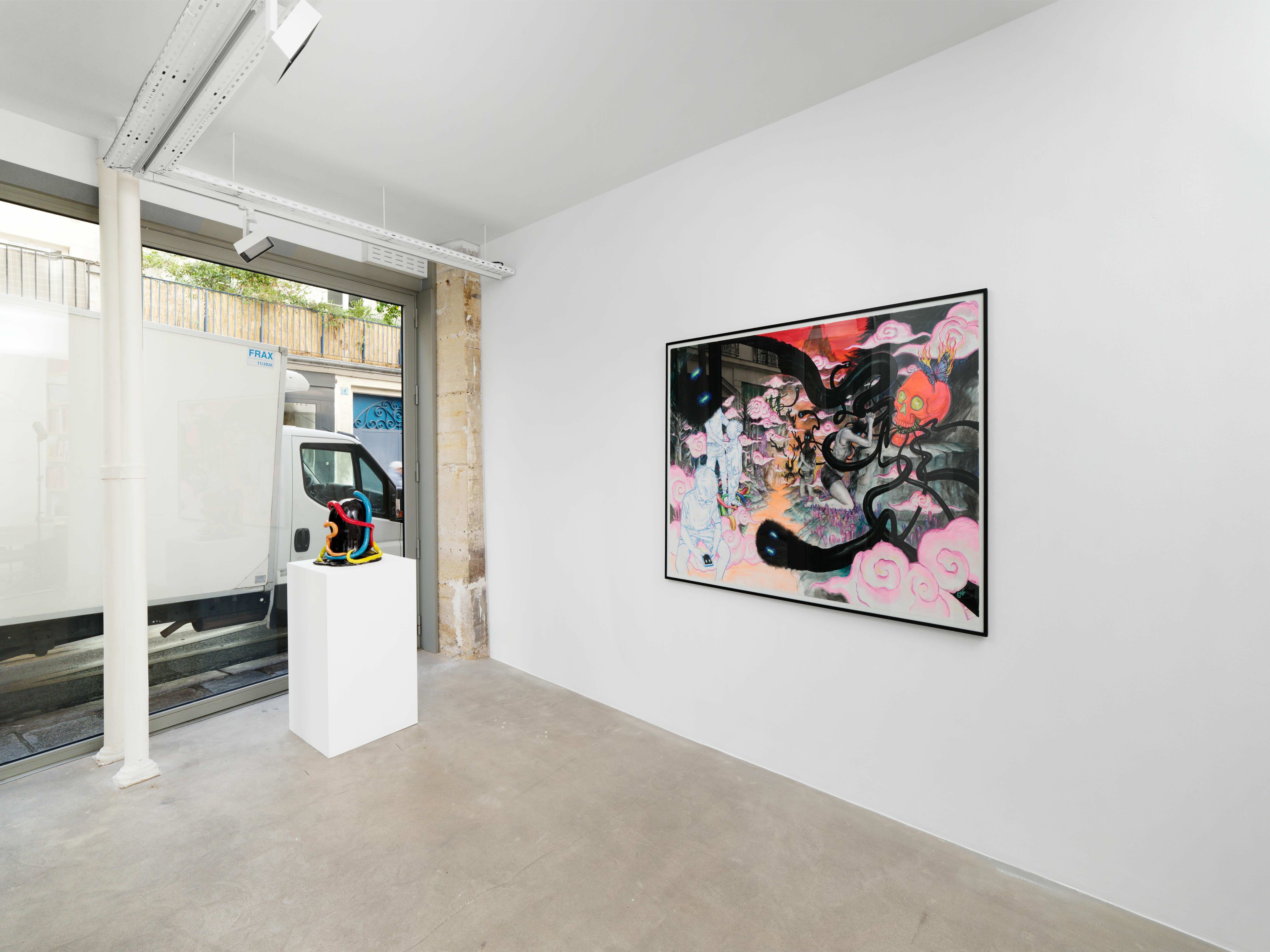 Galerie Vallois, Winshluss, Le goût de la matière noire, Juin 2026 © Aurélien Mole