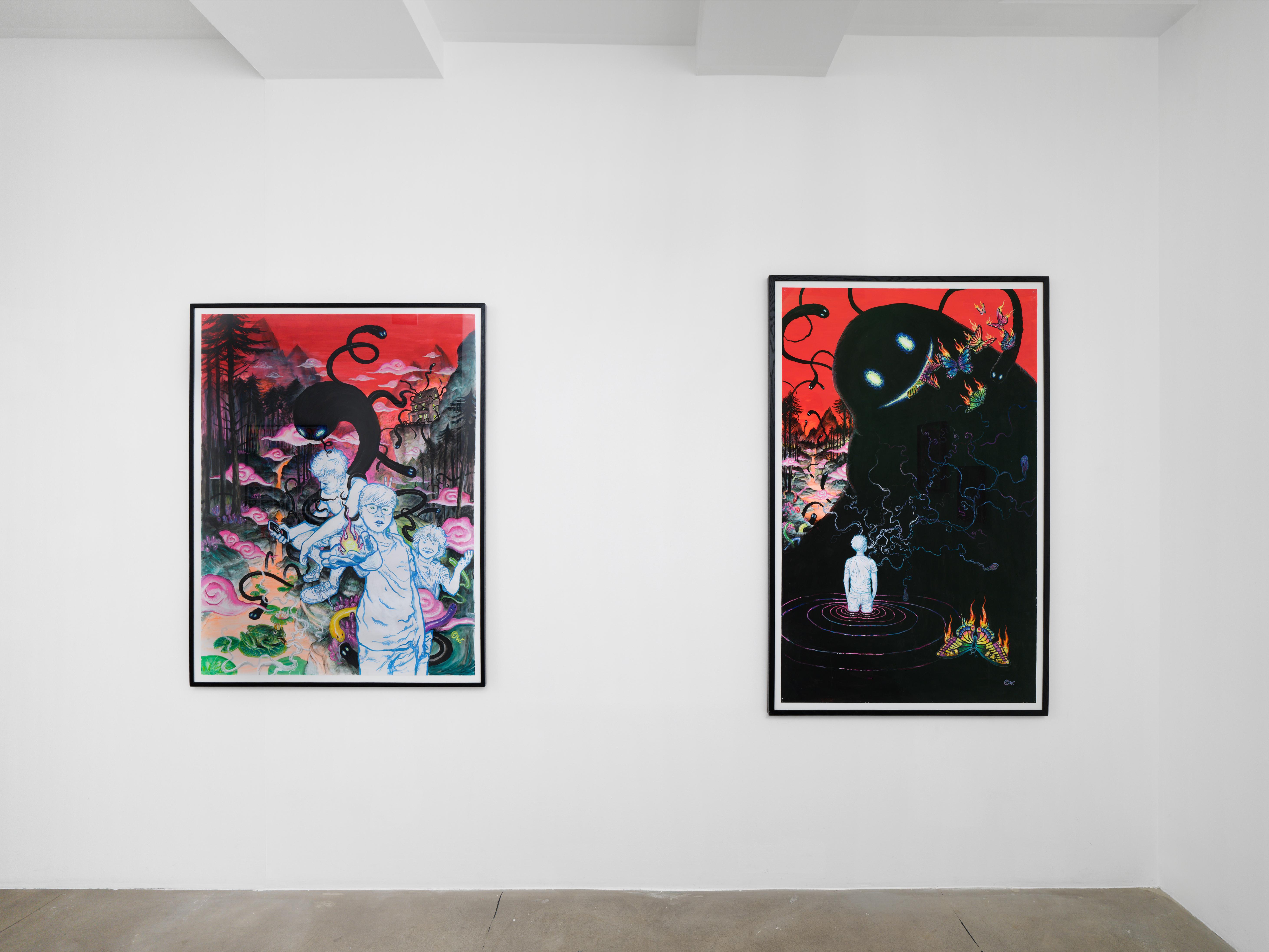 Galerie Vallois, Winshluss, Le goût de la matière noire, Juin 2026 © Aurélien Mole