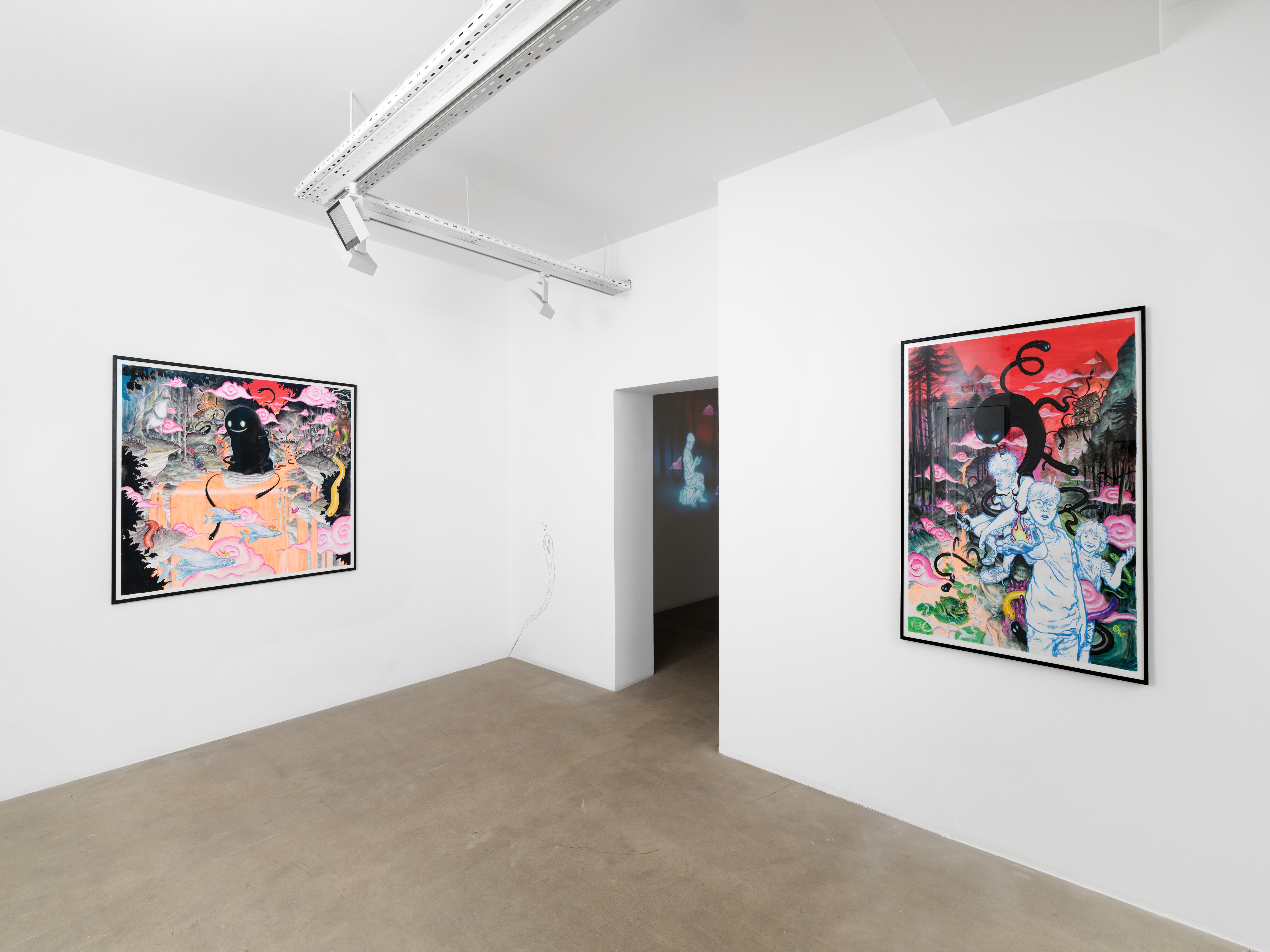 Galerie Vallois, Winshluss, Le goût de la matière noire, Juin 2026 © Aurélien Mole